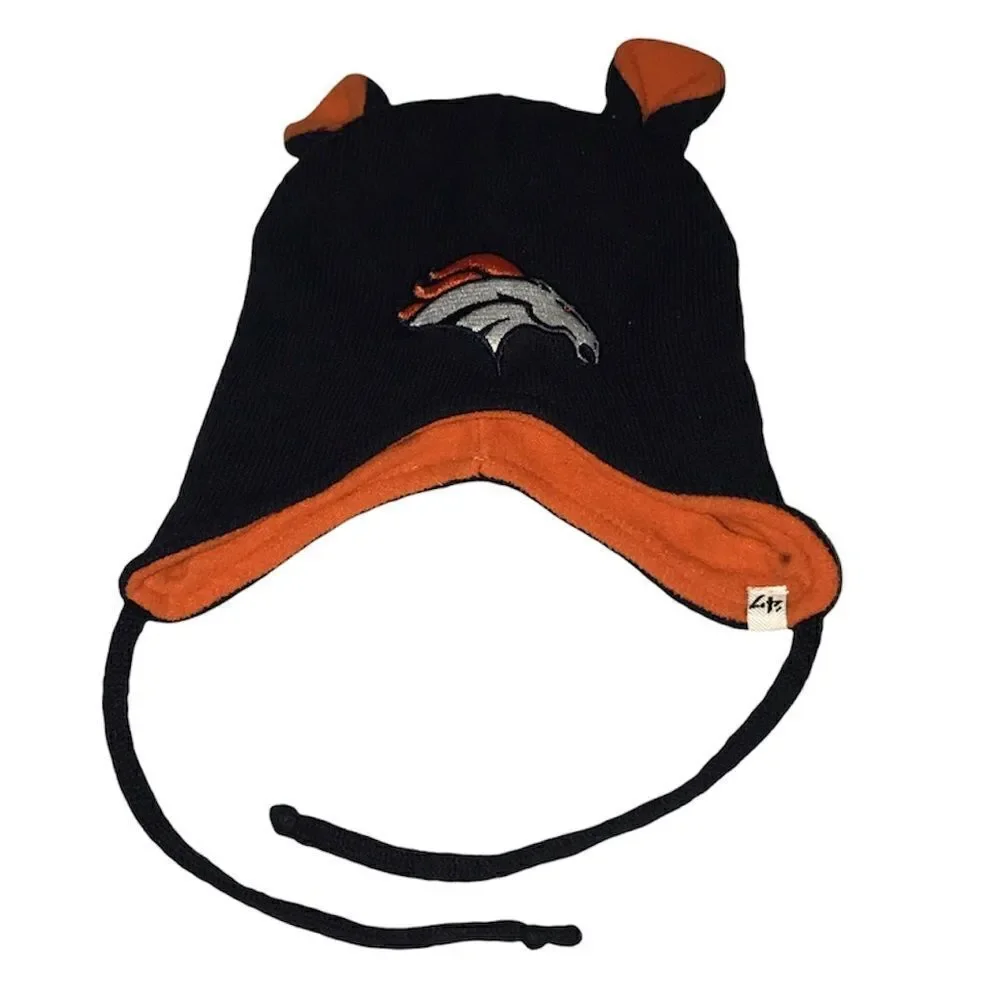 47 Denver Broncos Kid's Beanie Hat with Ears